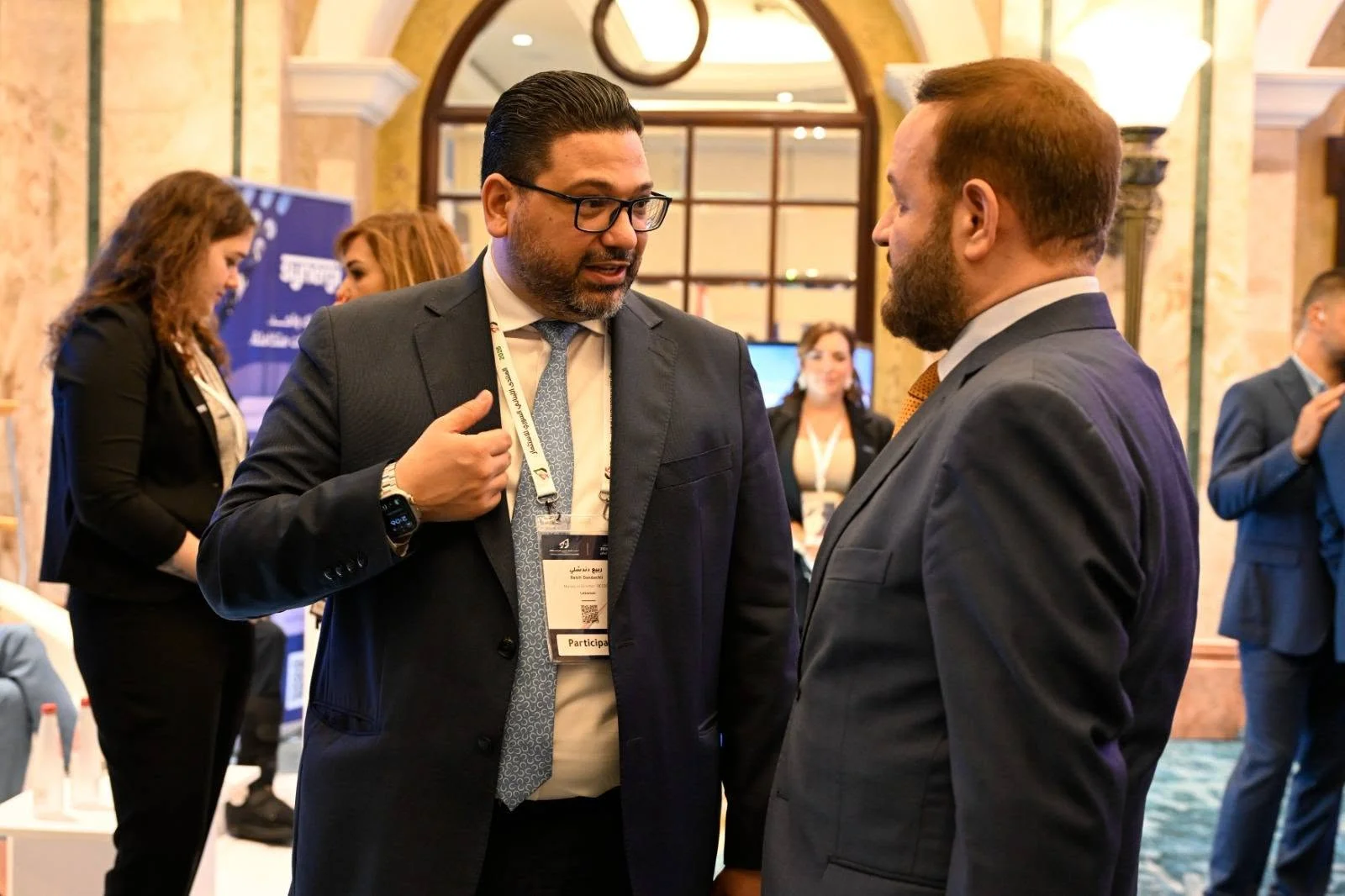 In conversation at the Syrian–Lebanese Investment Forum